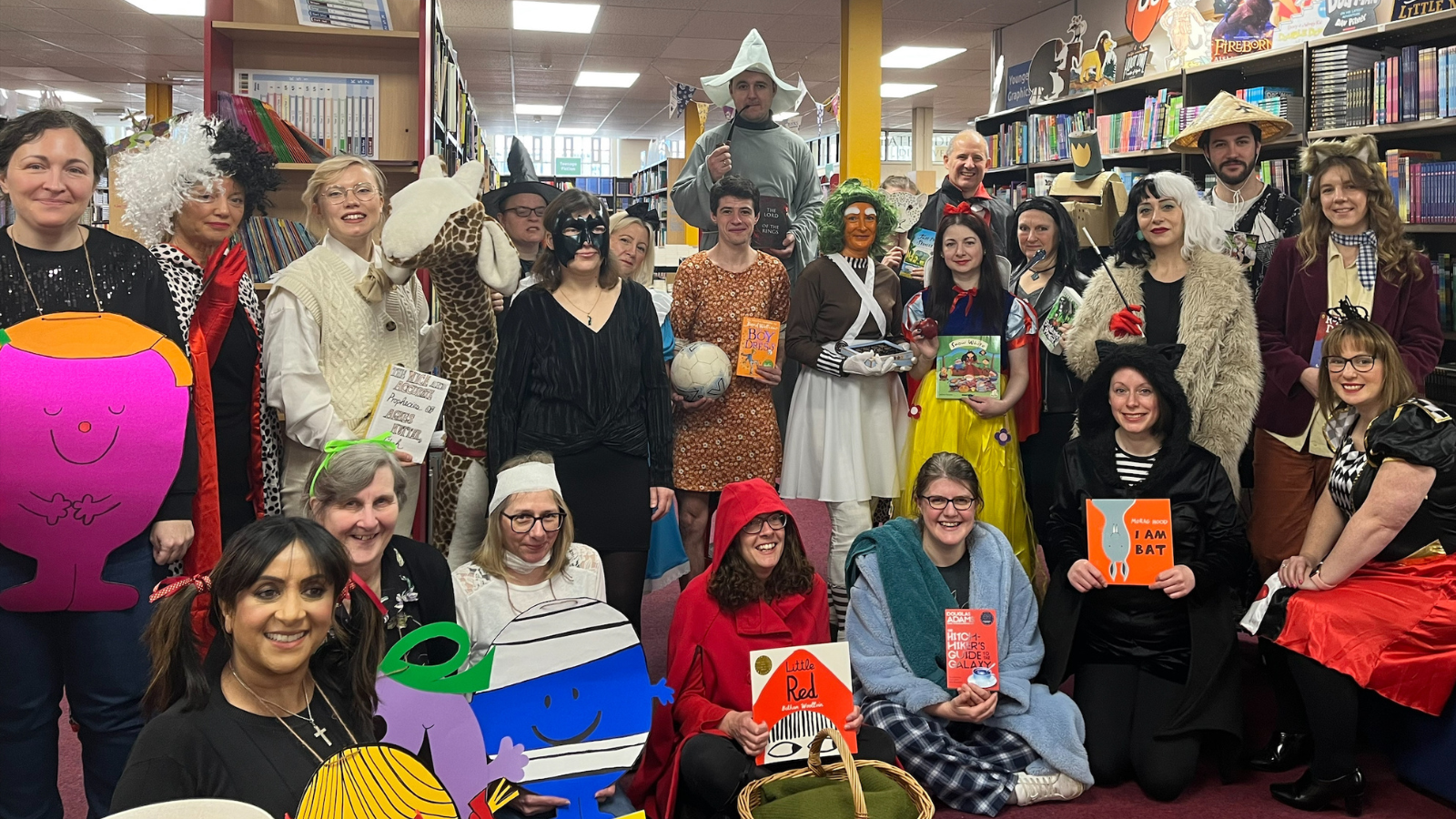 Our team of curriculum advisors and qualified librarians on World Book Day