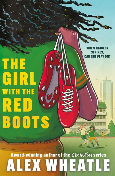 The girl with the red boots