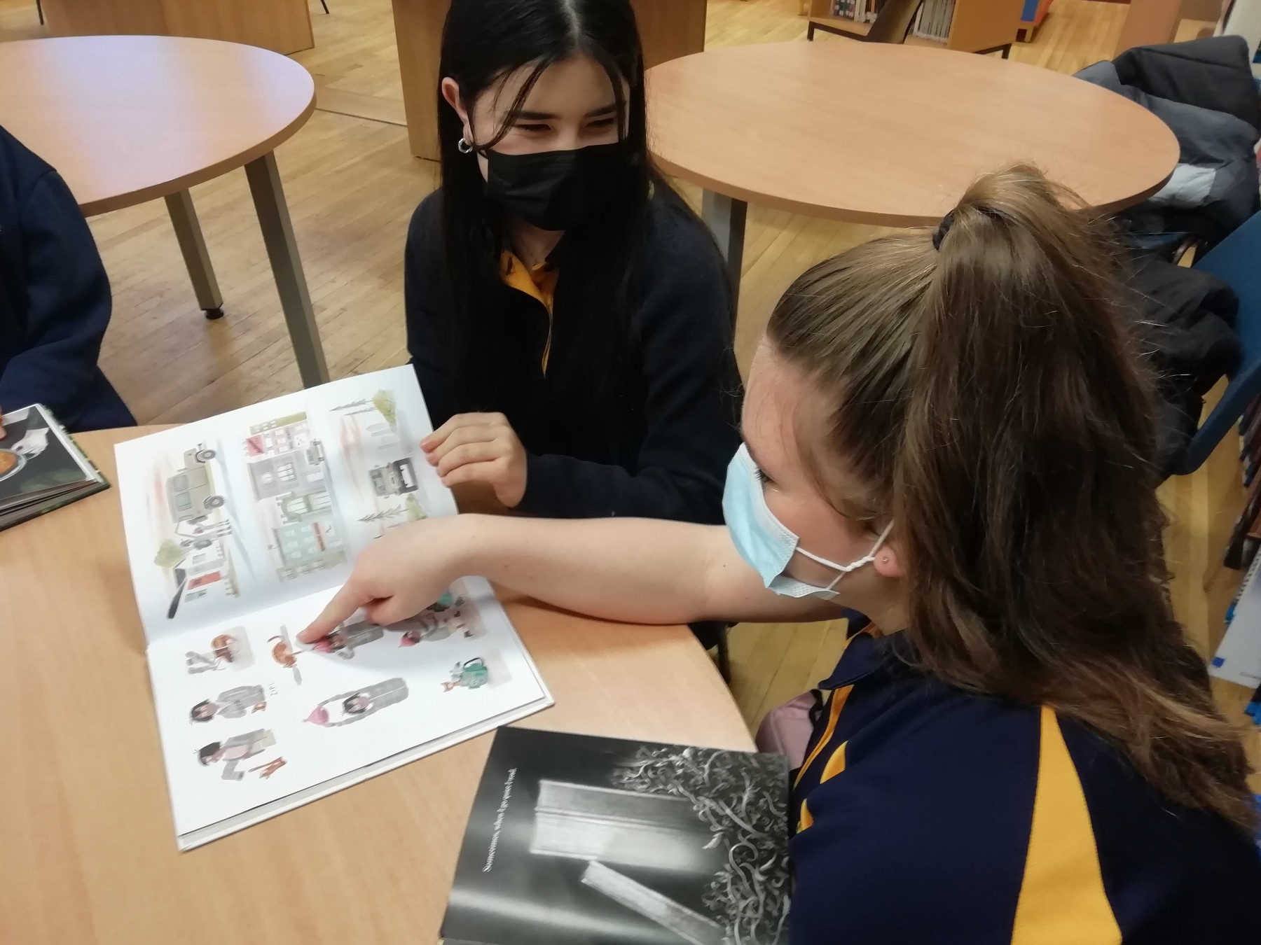 Reading activities within reading schemes for schools 