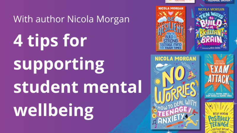 Supporting mental health in secondary schools with books for teenagers