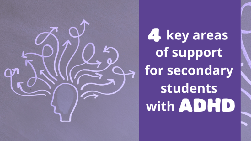 Supporting secondary students with ADHD with KS3 books 