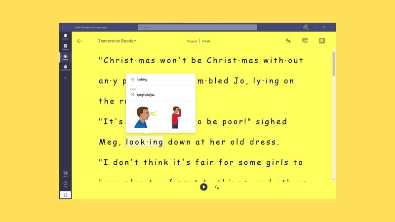 Develop your pupils' reading skills with Immersive Reader