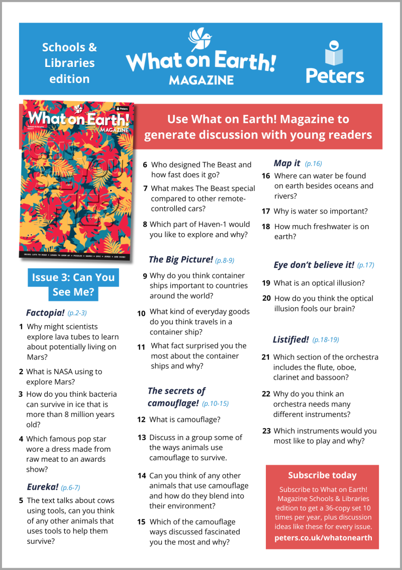 What on Earth! Schools & Libraries Issue 3