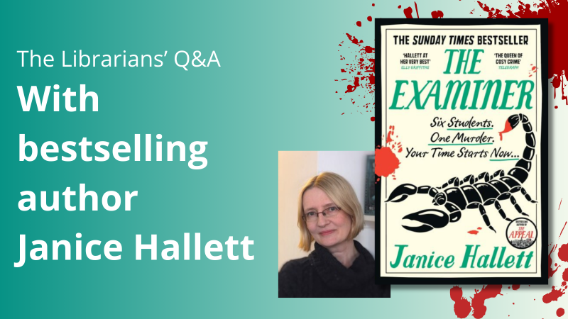 Author Janice Hallett interview for public librarians