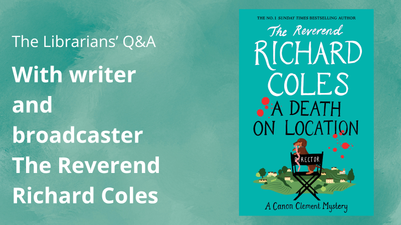 Author Richard Coles interview for public librarians