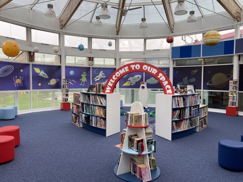 New library space design created in primary school 
