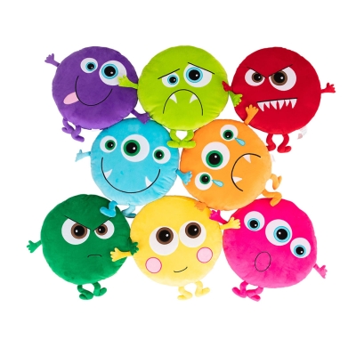 Monster emotions cushions (pack of 8)